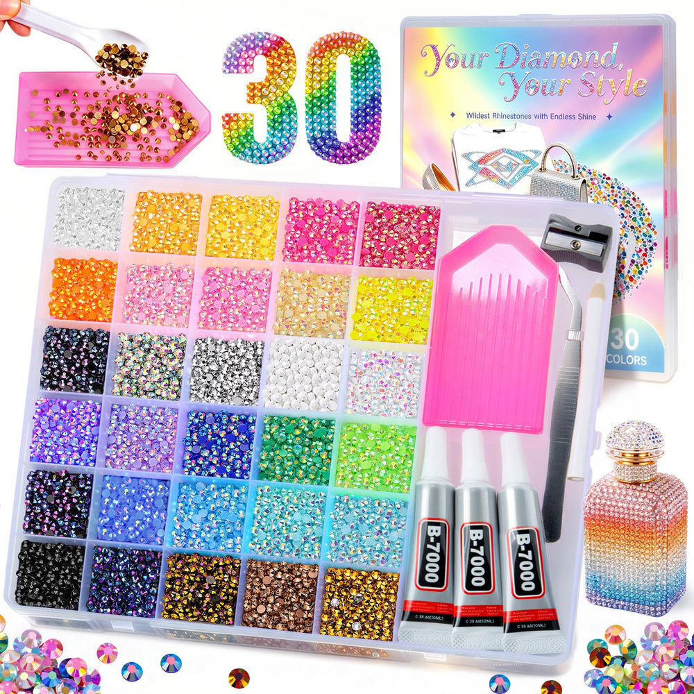 JGLXF front packaging showing kit contents and color count for convenience