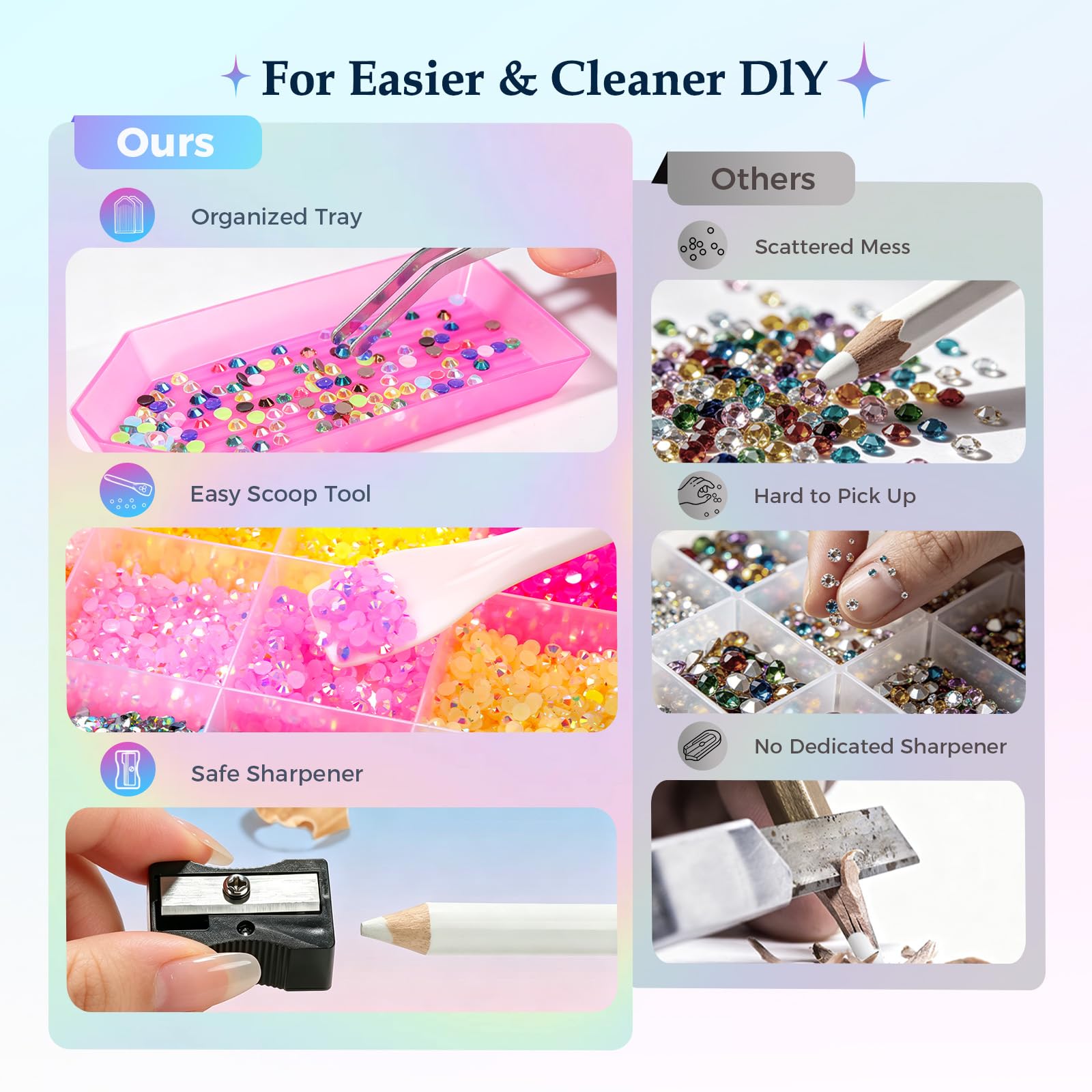 JGLXF hand holding gems to show 3mm scale and placement precision