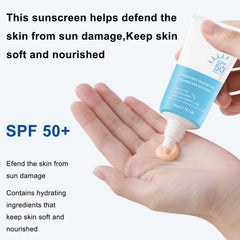 Jgppe applying tinted essence on face for even tone and smooth base