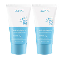 Jgppe front packaging showing SPF 50+ and tinted essence benefit