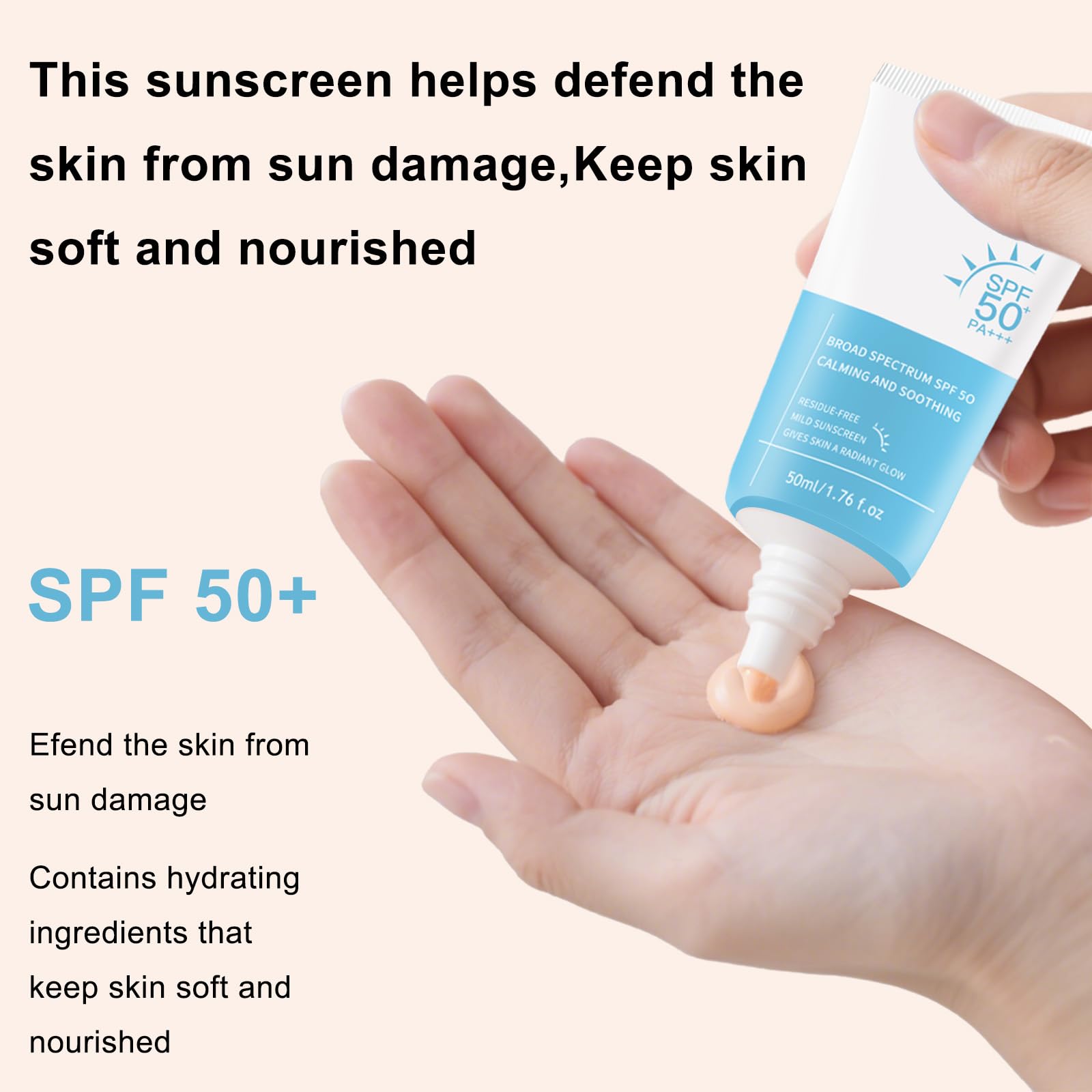 Jgppe hand swatch showing tinted coverage and no white cast benefit