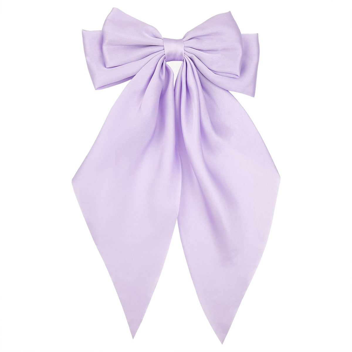 JGQUR lavender bow front view showing elegant shape and soft shine