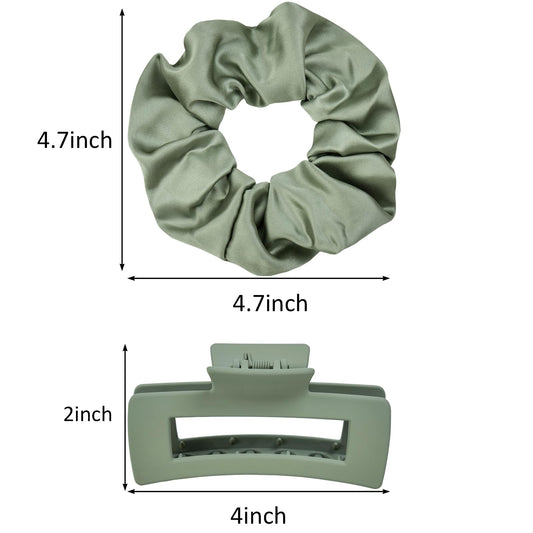 JGQUR matte claw clip close-up texture showing reinforced grip for secure hold