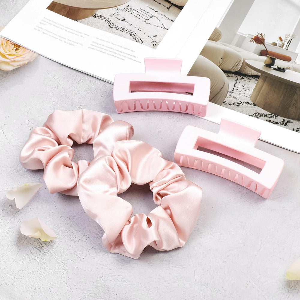 JGQUR scrunchie worn on wrist for easy access and convenience