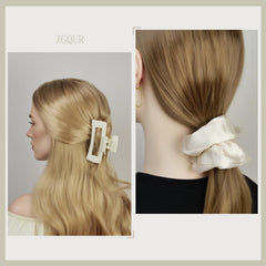 JGQUR scrunchies worn on wrist for easy access