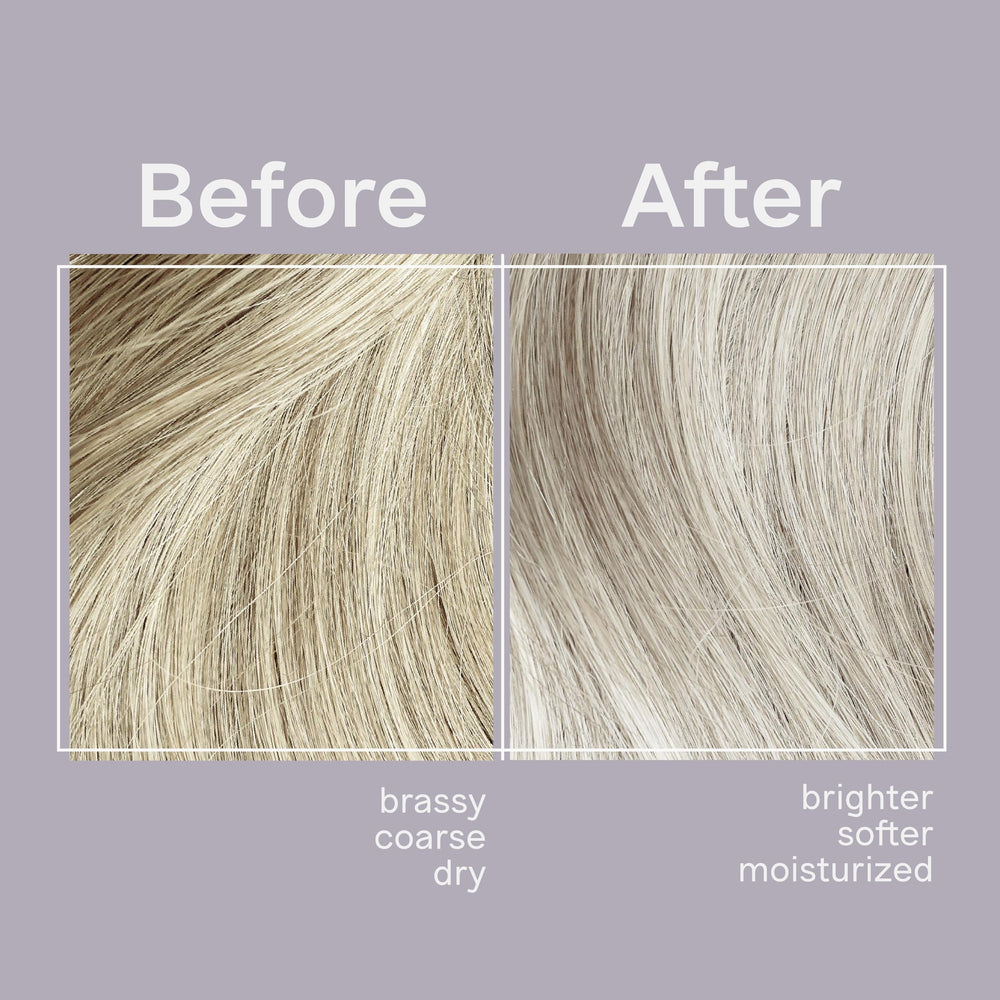 jhirmack spray being applied to hair for instant detangling and manageability