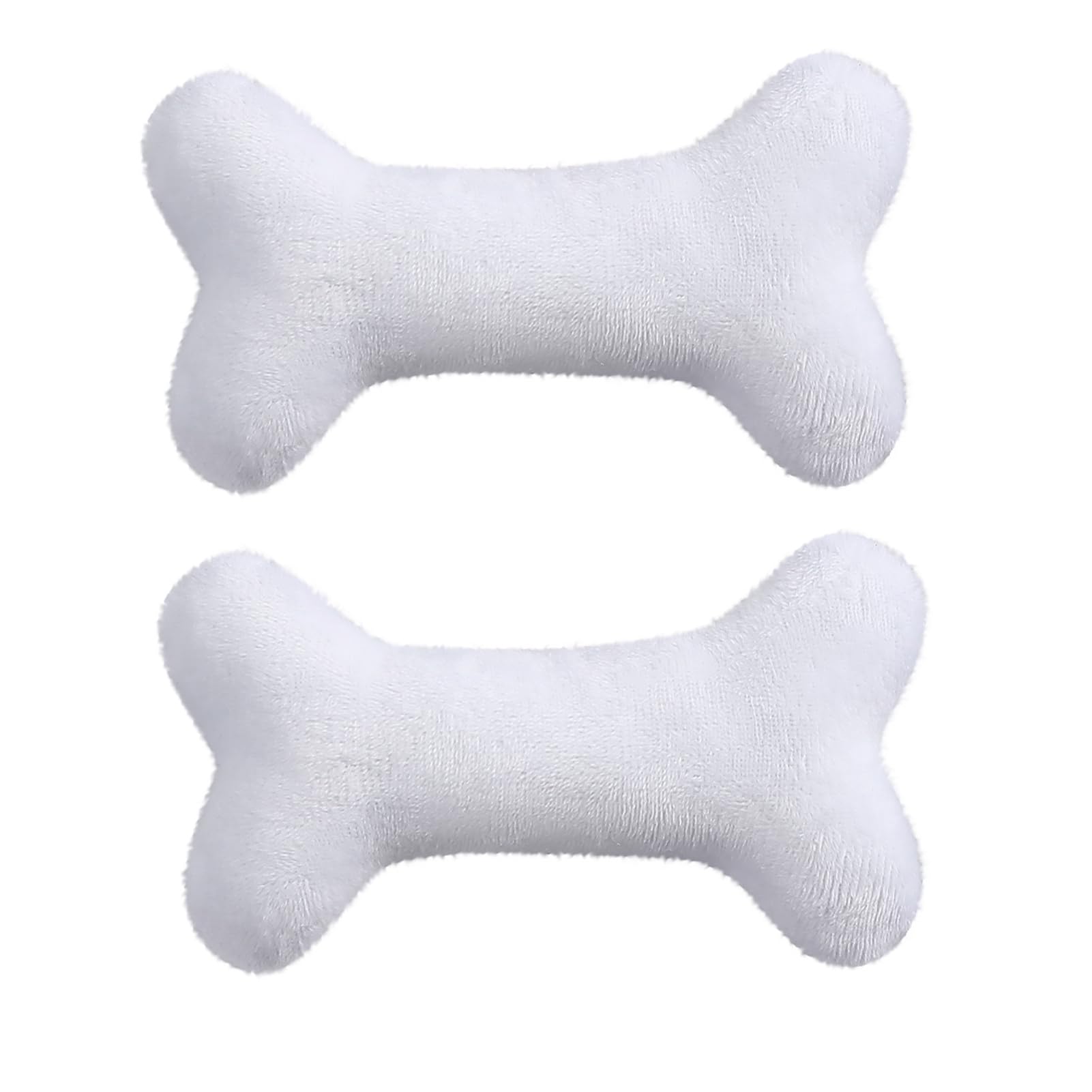 JiaDuo front view of two white bone clips showing shape and size benefit style