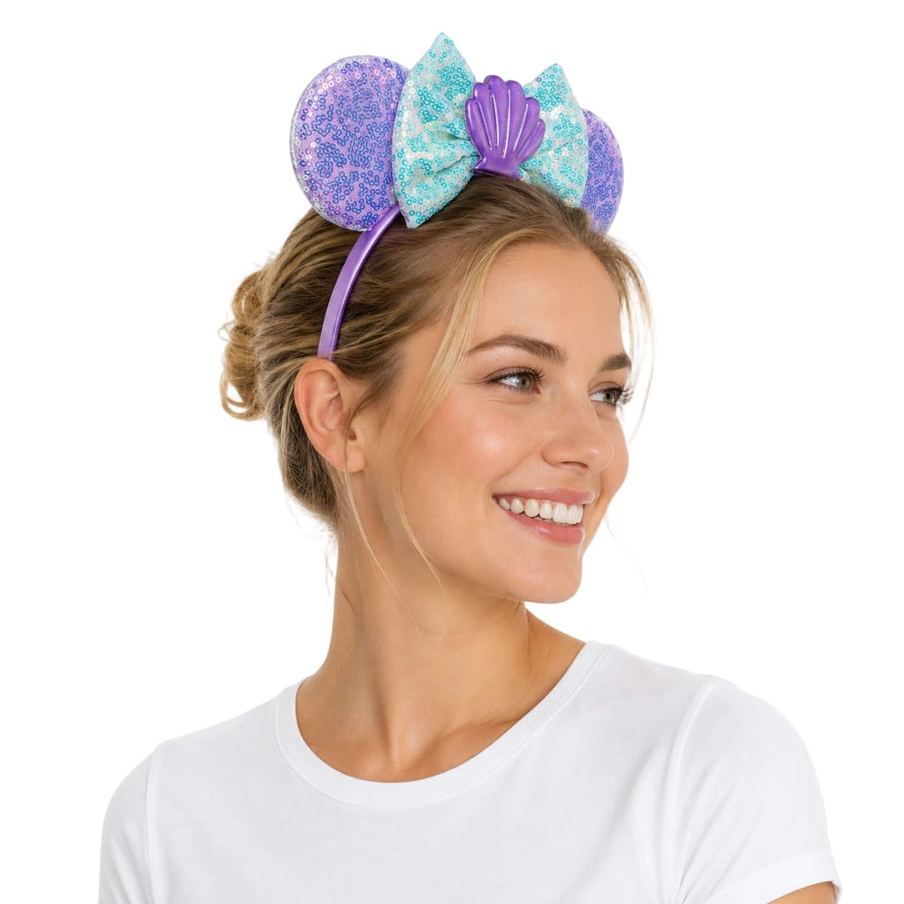 JIAHANG sequin bow closeup highlights glittering texture and shine