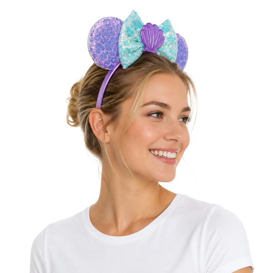 JIAHANG sequin bow closeup highlights glittering texture and shine
