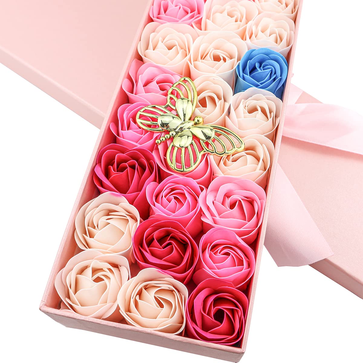 JIALEEY soap petals floating in bath creating a scented and relaxing atmosphere