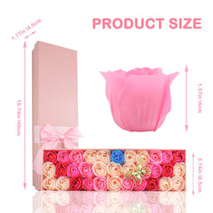 JIALEEY soap rose close-up texture highlighting realistic petals and lasting appearance