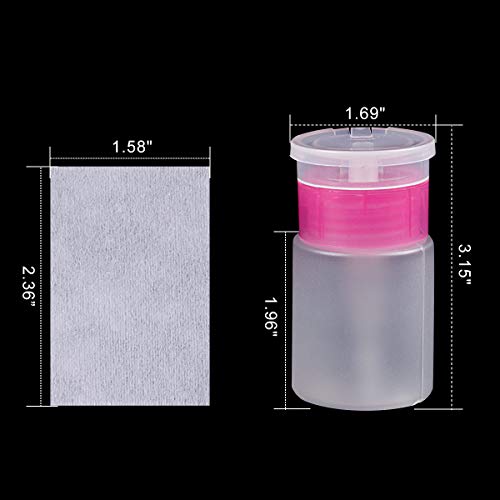 JIASHENG pump bottle filled with compatible non-acetone solution for safe storage