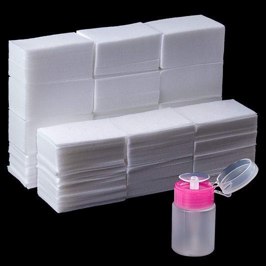 JIASHENG front packaging showing bulk 1000 pads and pump bottle for long-lasting supply