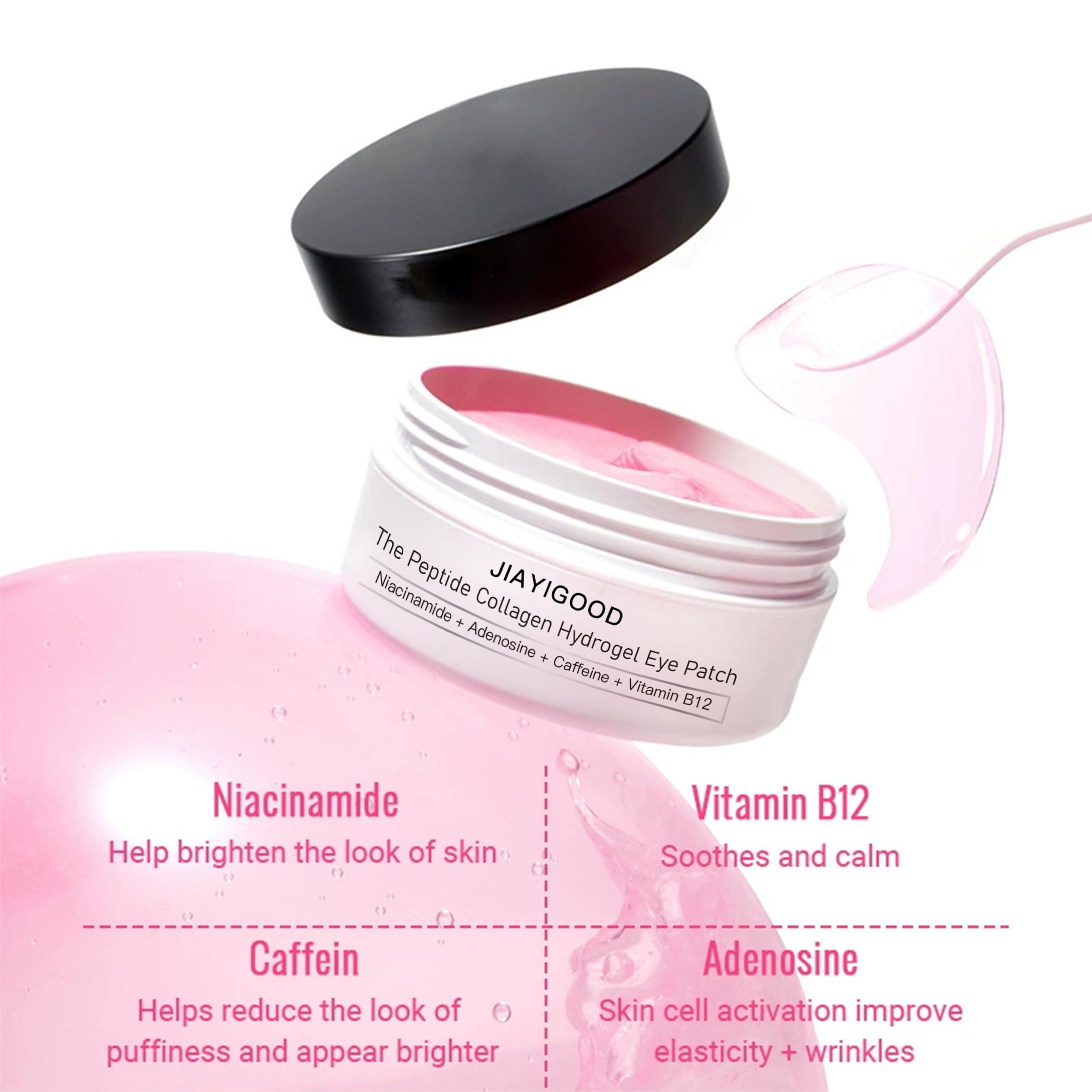 JIAYIGOOD essence droplet detail highlighting collagen-rich serum absorption