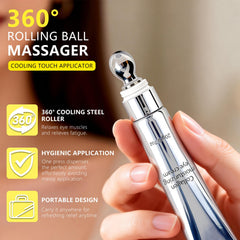 JIAYIGOOD stainless steel rollerball close-up provides instant cooling