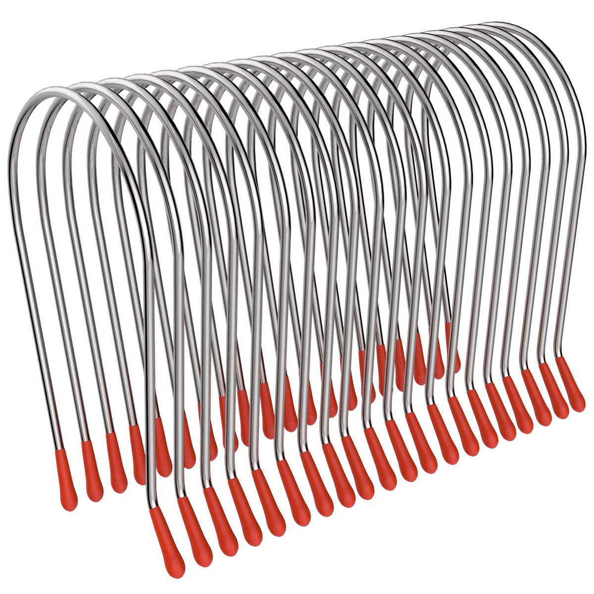 Jicoyin front packaging showing 20 silver clips and product benefit durable hold