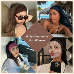 Jidsouy headband in use during yoga showing moisture-wicking support while exercising