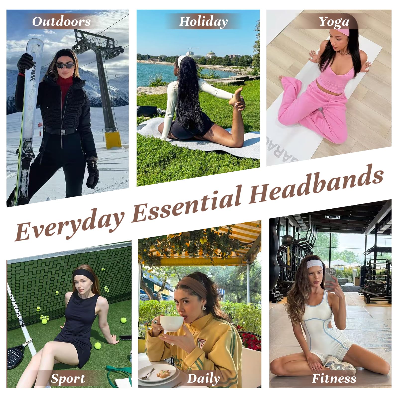 Jidsouy hand holding headband to show size and fit for one-size-fits-most benefit