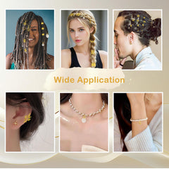 JIIVORS rings and cuffs size comparison displaying fit options for thin and thick braids