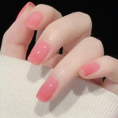 JimysCo COSMOO applied on nails showing natural-looking manicure benefit