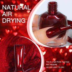 JimysCo brush stroke on nail displaying smooth application and quick dry benefit