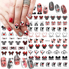 JinPren stickers being applied with tweezers for neat and easy DIY manicure