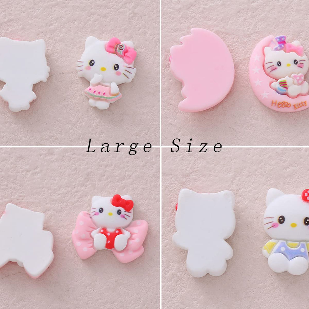 JinPren mixed cat charm colors and sizes for creative variety