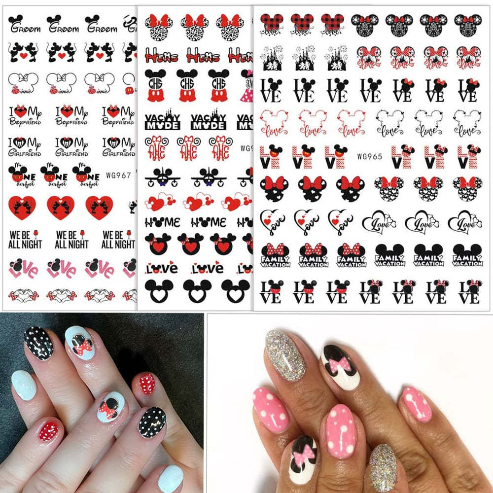 JinPren decorated nails sealed with top coat for longer-lasting glossy finish
