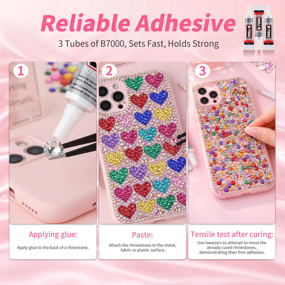 jintion adhesive tubes with applicator tip showing precise glue placement and strong bond