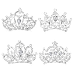 JINYEAH mini tiara front view showing polished alloy and sparkle benefit