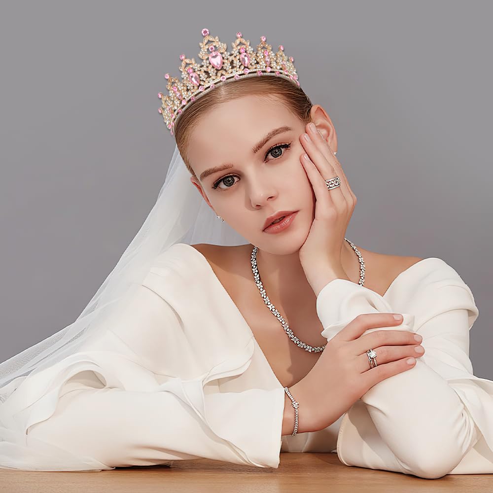 JIOMULIG side profile showing tiara height and comfortable fit benefit
