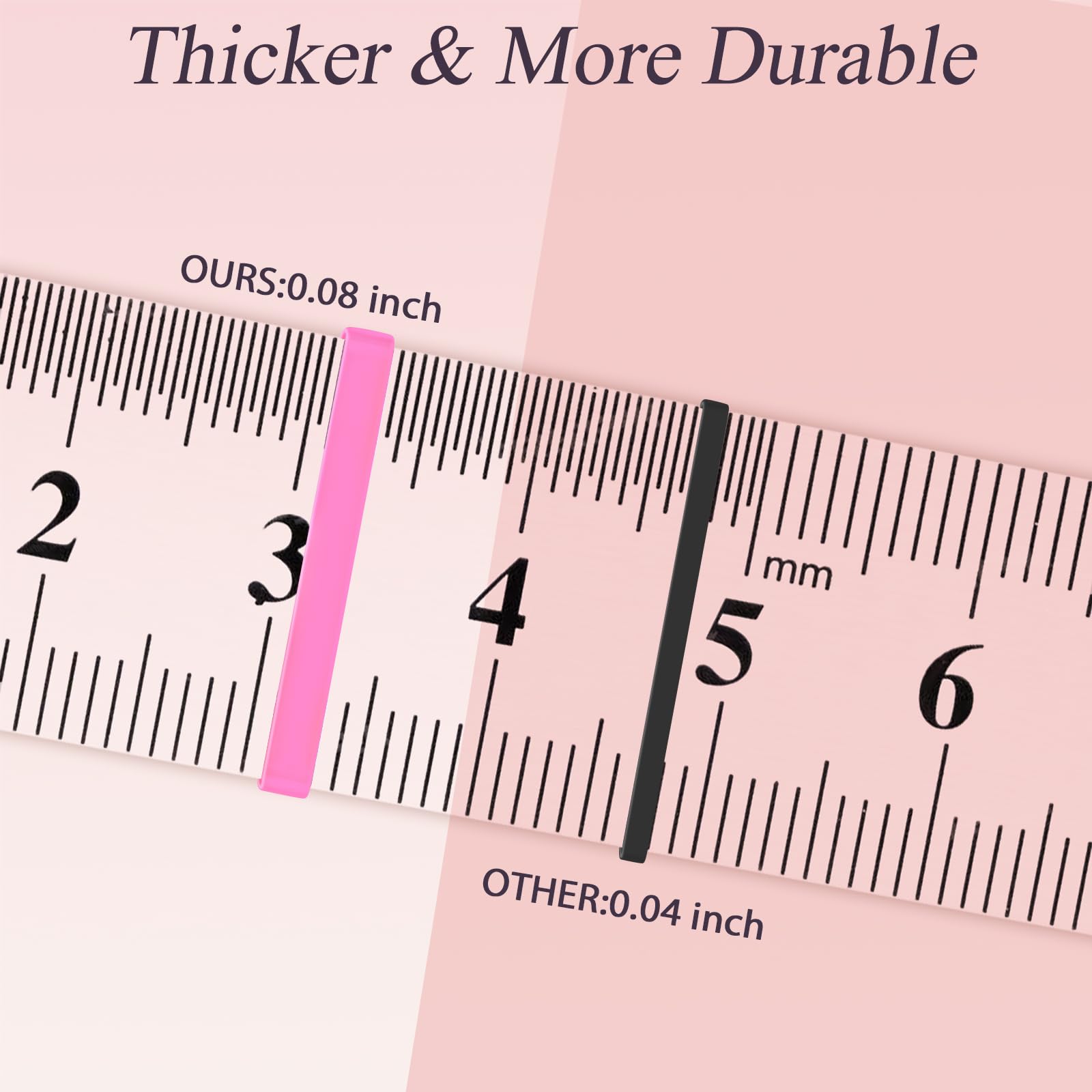 JIRIS band stretched to show elasticity and durable hold