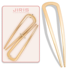 JIRIS gold pins front view showing elegant packaging and ready-to-gift benefit