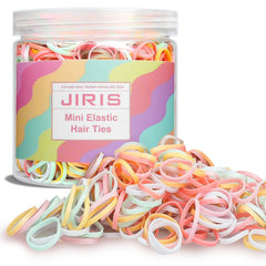 JIRIS front packaging showing 1000 clear mini bands and container benefit organization
