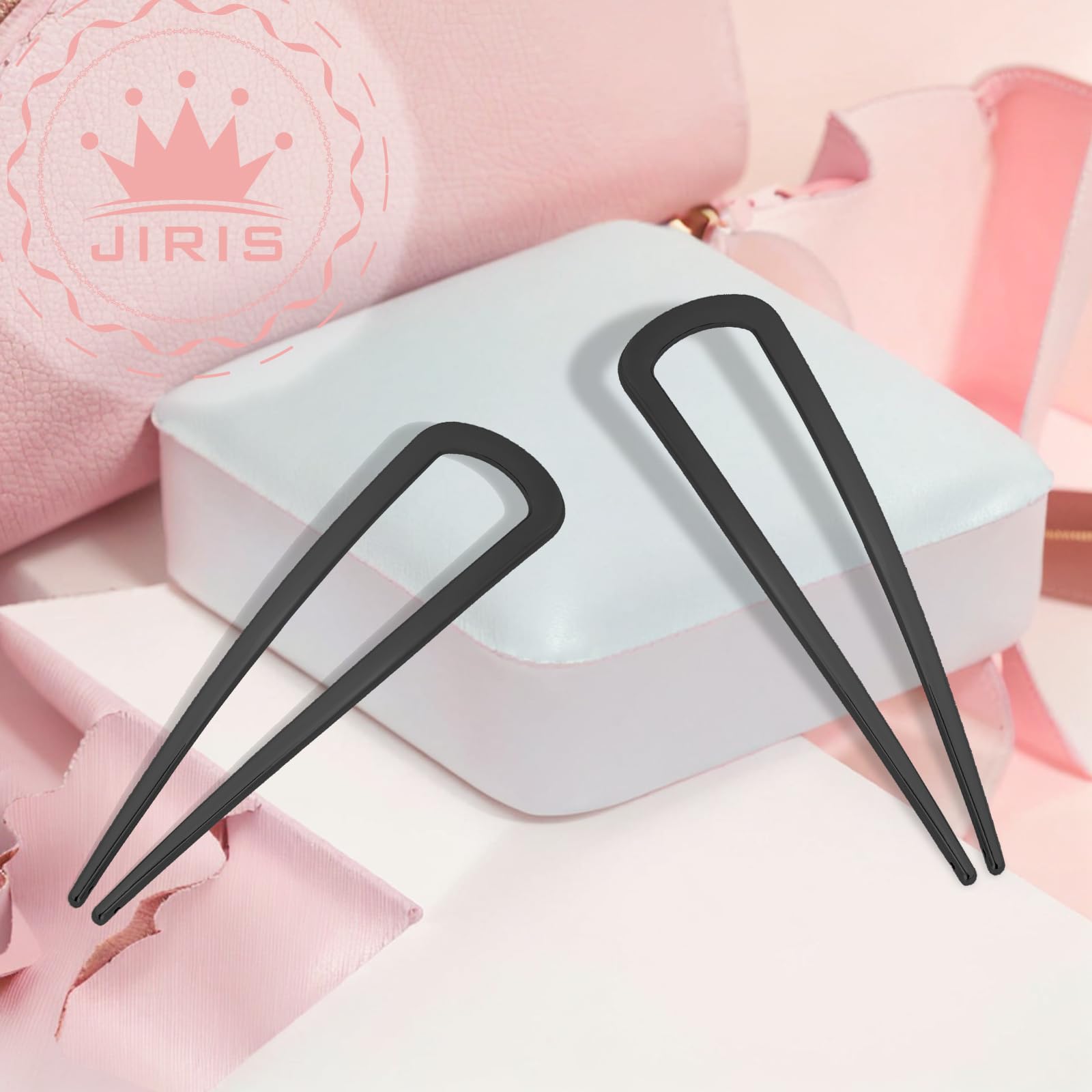 JIRIS pin holding an elegant French twist for polished styling