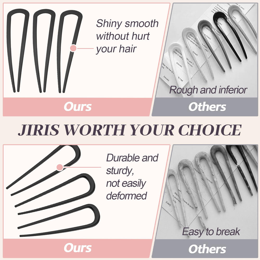 JIRIS pin beside ruler showing 4.2 inch length, clear size reference