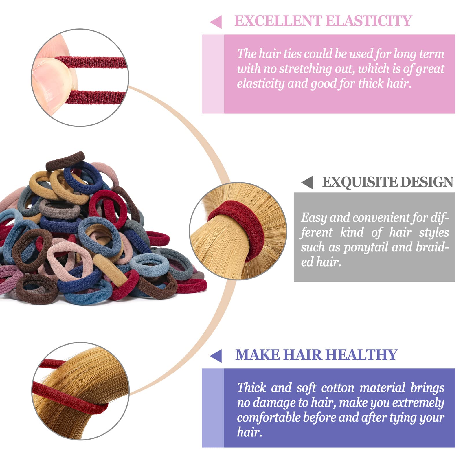 JIRIS stacked collection display with multiple colors for easy outfit coordination