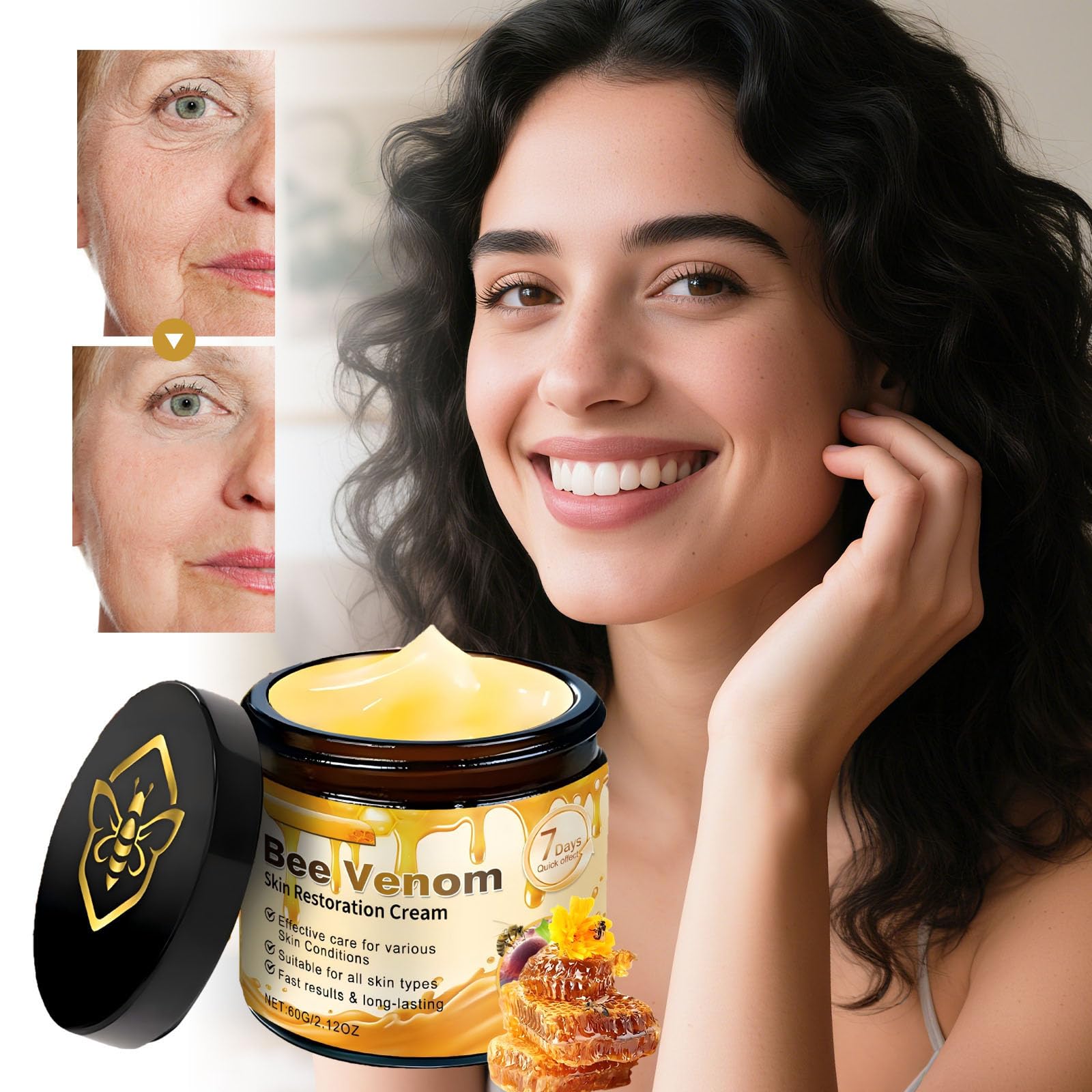 JISKG open jar texture close-up revealing lightweight cream and smooth finish