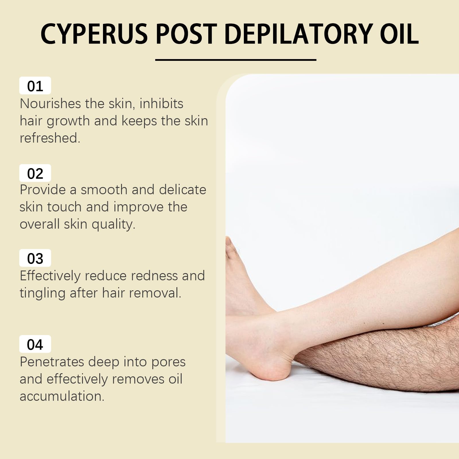 JISKG post-shave skin showing calming and hydrating benefit