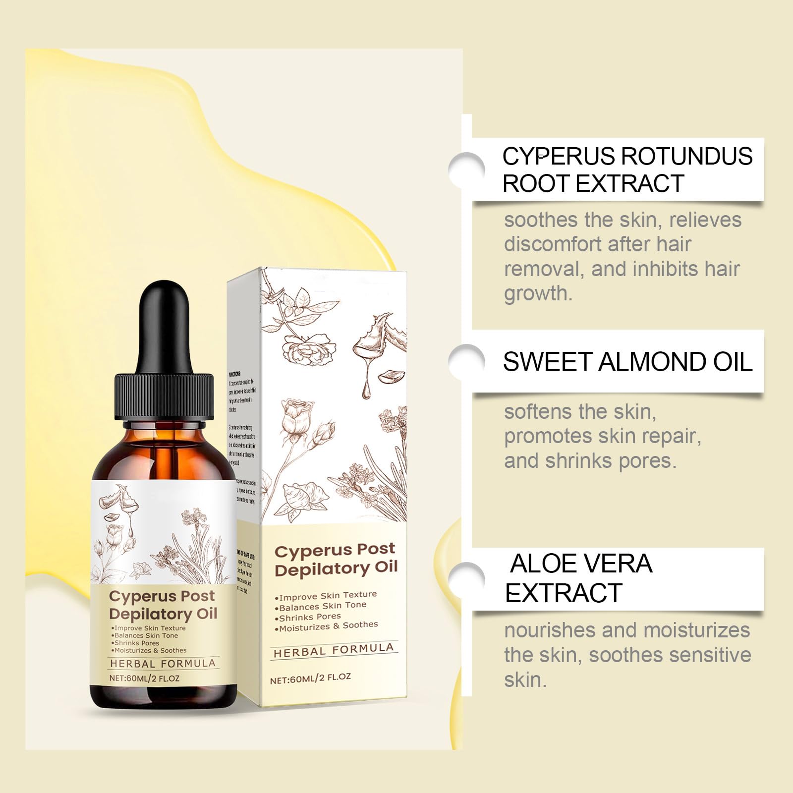 JISKG oil droplet texture demonstrating quick absorption benefit