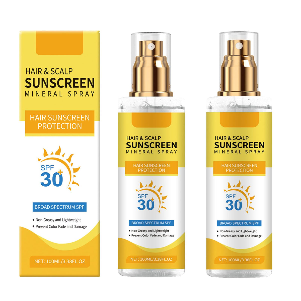 JISKG front packaging dual spray showing SPF 30 protection visibly