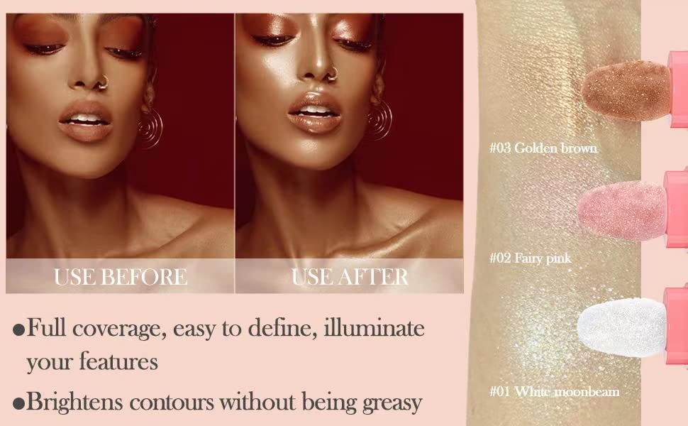JISKG shimmer on eyes and lips demo, adds dimension and sparkle