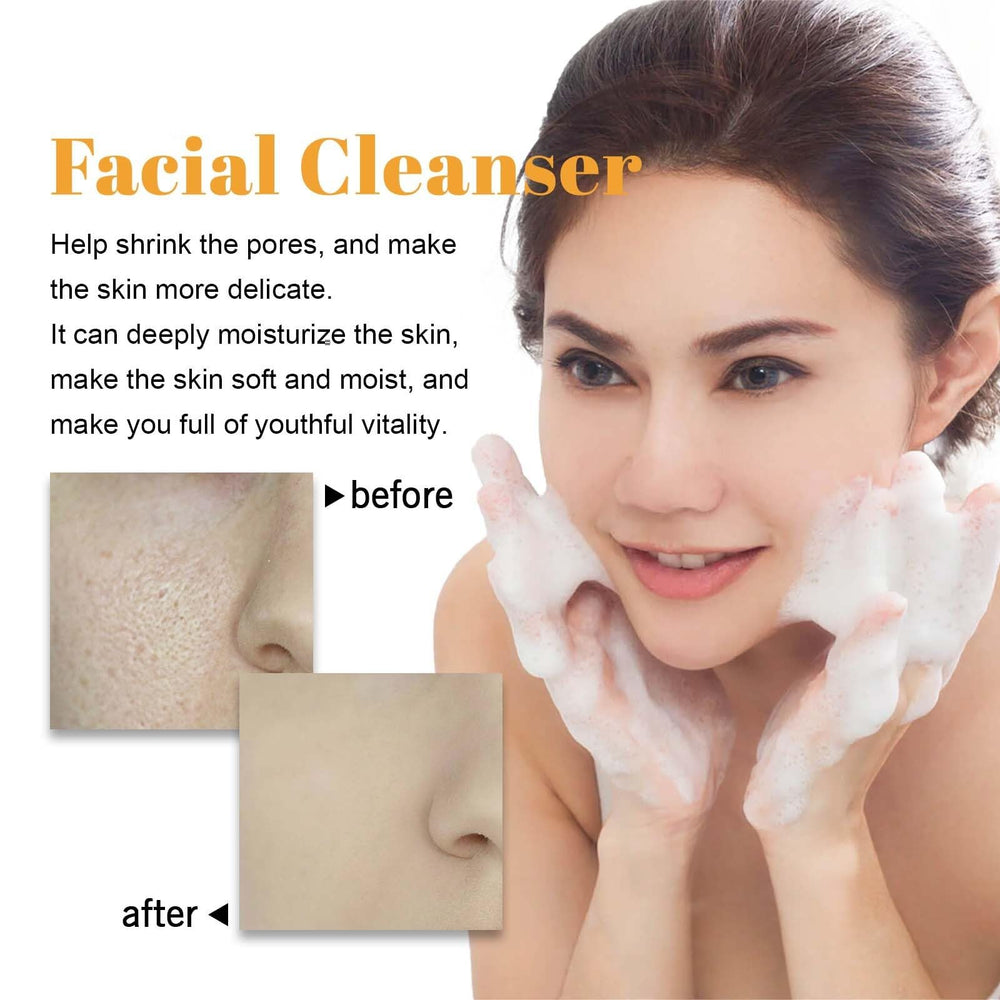 JISKG foam texture close-up highlighting gentle cleanse