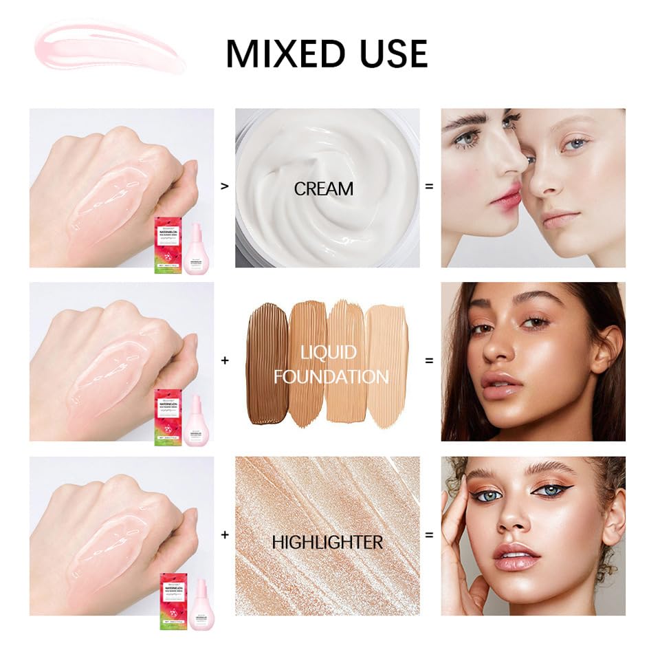 JISKG glowing skin after application demonstrating natural luminous finish