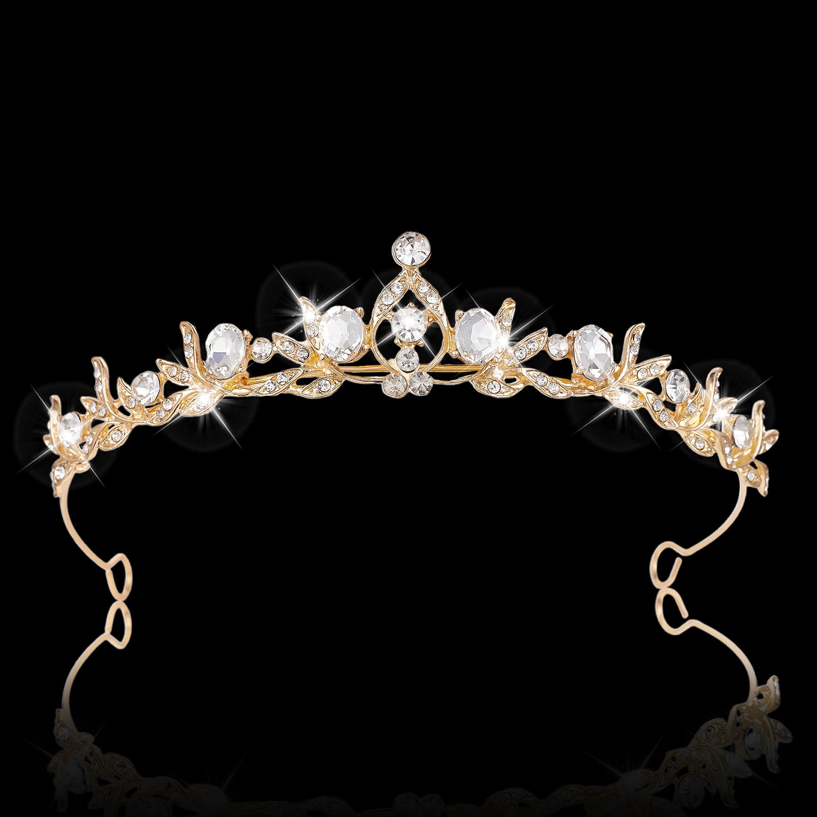 JITINX bride wearing tiara for a refined wedding look