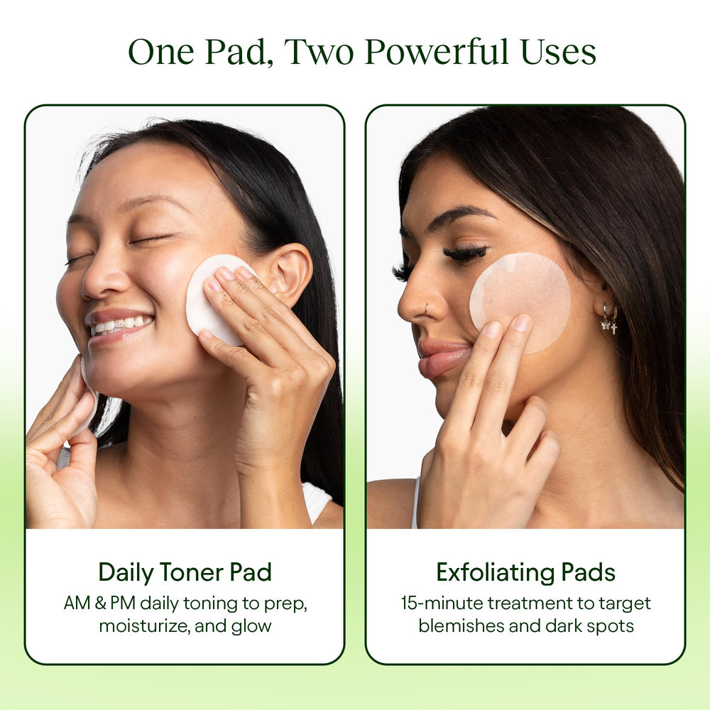 JIYU before and after visual indicating improved skin tone