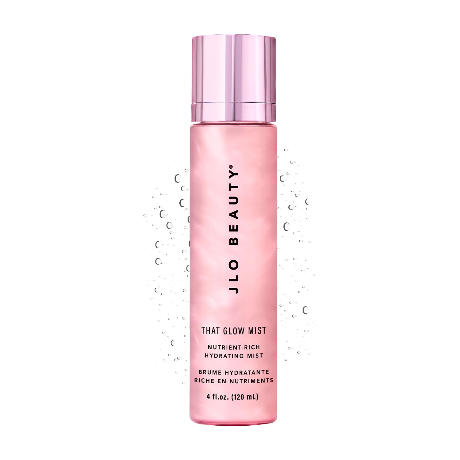 JLO BEAUTY front packaging showing bottle and logo for brand recognition