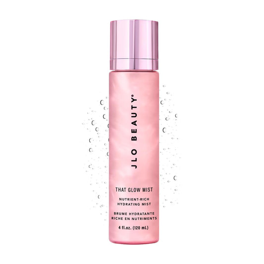 JLO BEAUTY front packaging showing bottle and logo for brand recognition