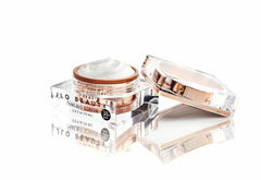 JLO BEAUTY layered under foundation showing compatibility with makeup