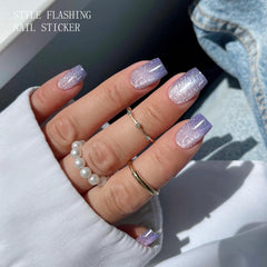 jmeowio hands applying a strip demonstrating easy DIY placement and time-saving benefit